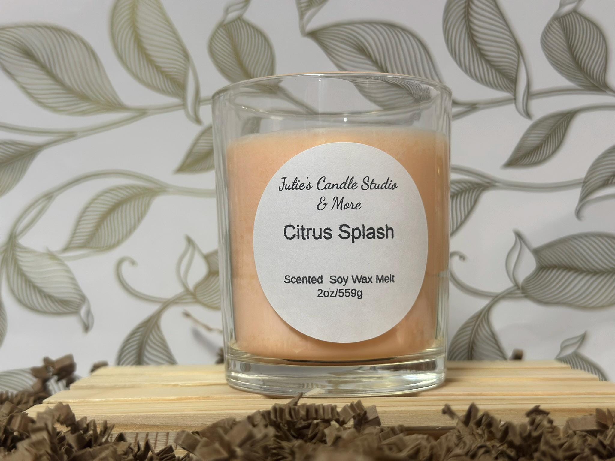Citrus splash 8 oz soy wax candle,
