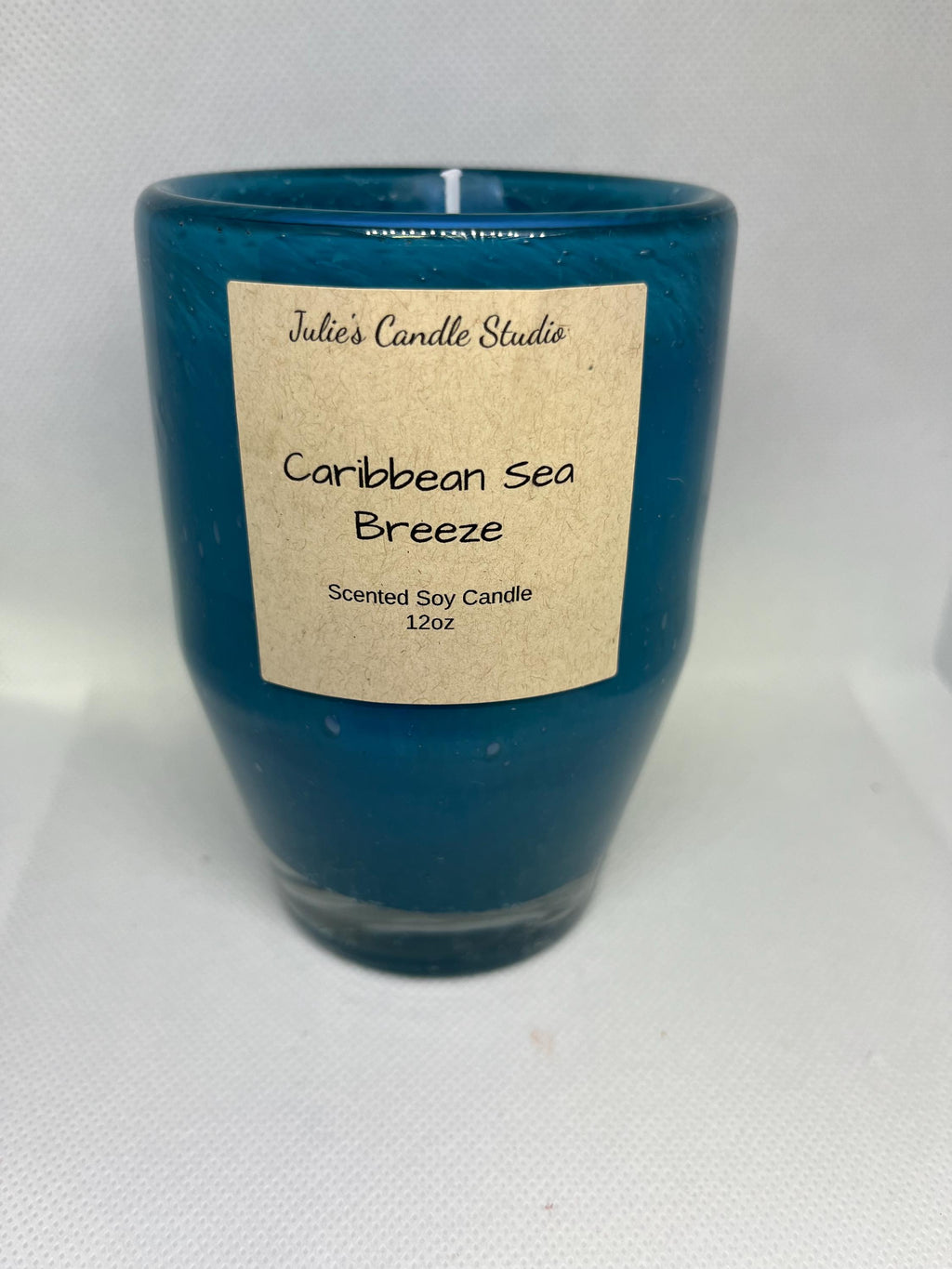 Caribbean Sea Breeze scented soy wax candle