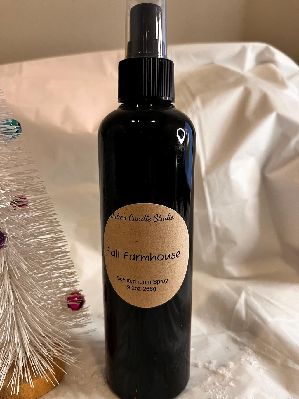 Fall farmhouse room spray, 8oz , gift giving, homemade, holidays, fall season