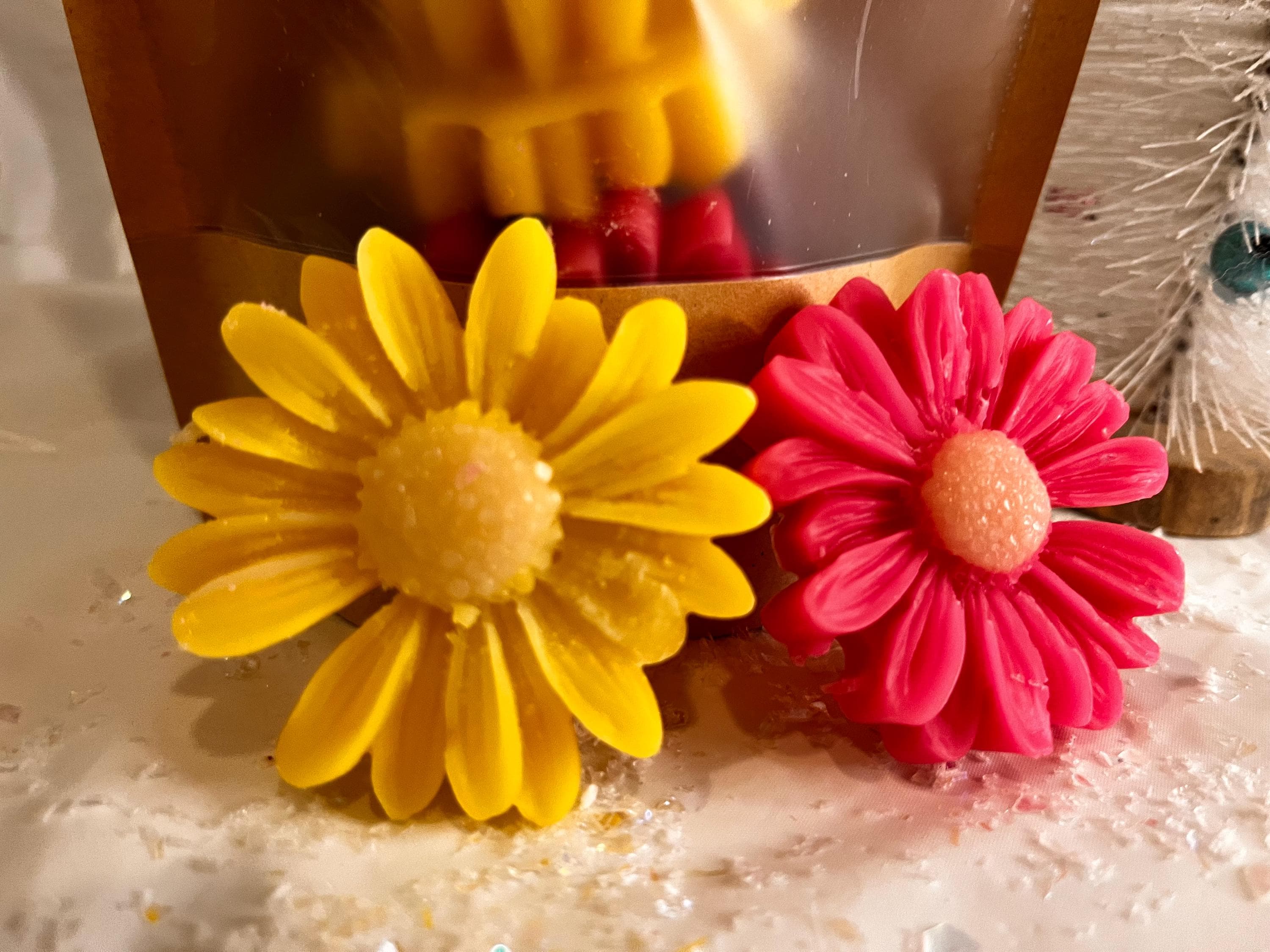 Flower Shop Scented Wax Melts, Flower Shaped, Homemade 5oz Bag