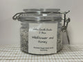 Wildflower and honey scented 8oz body scrub
