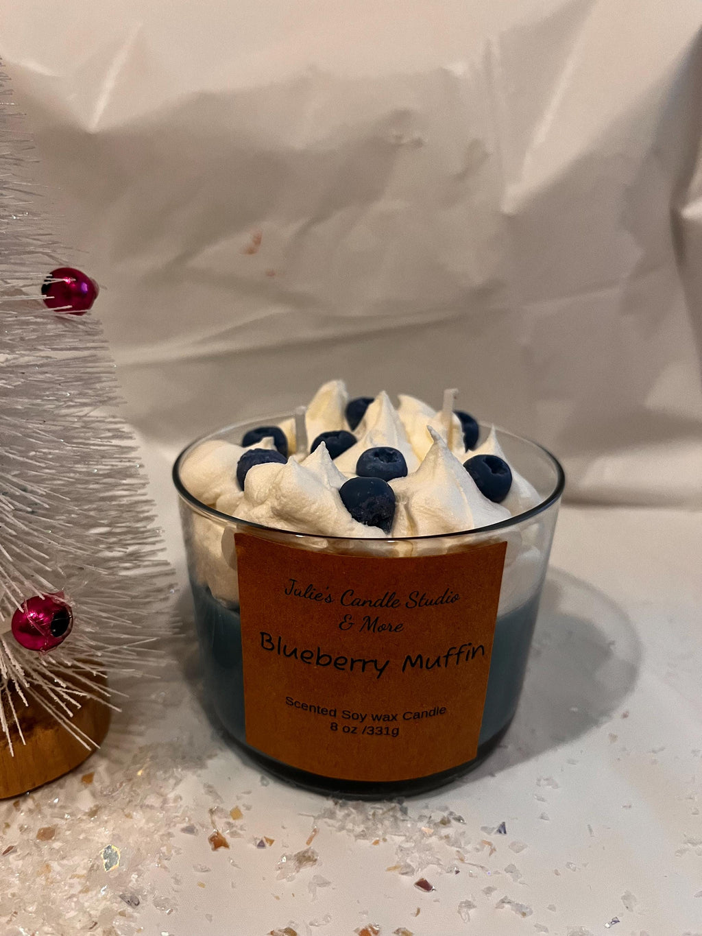 Blueberry Muffin Scented Soy Candle, 8oz
