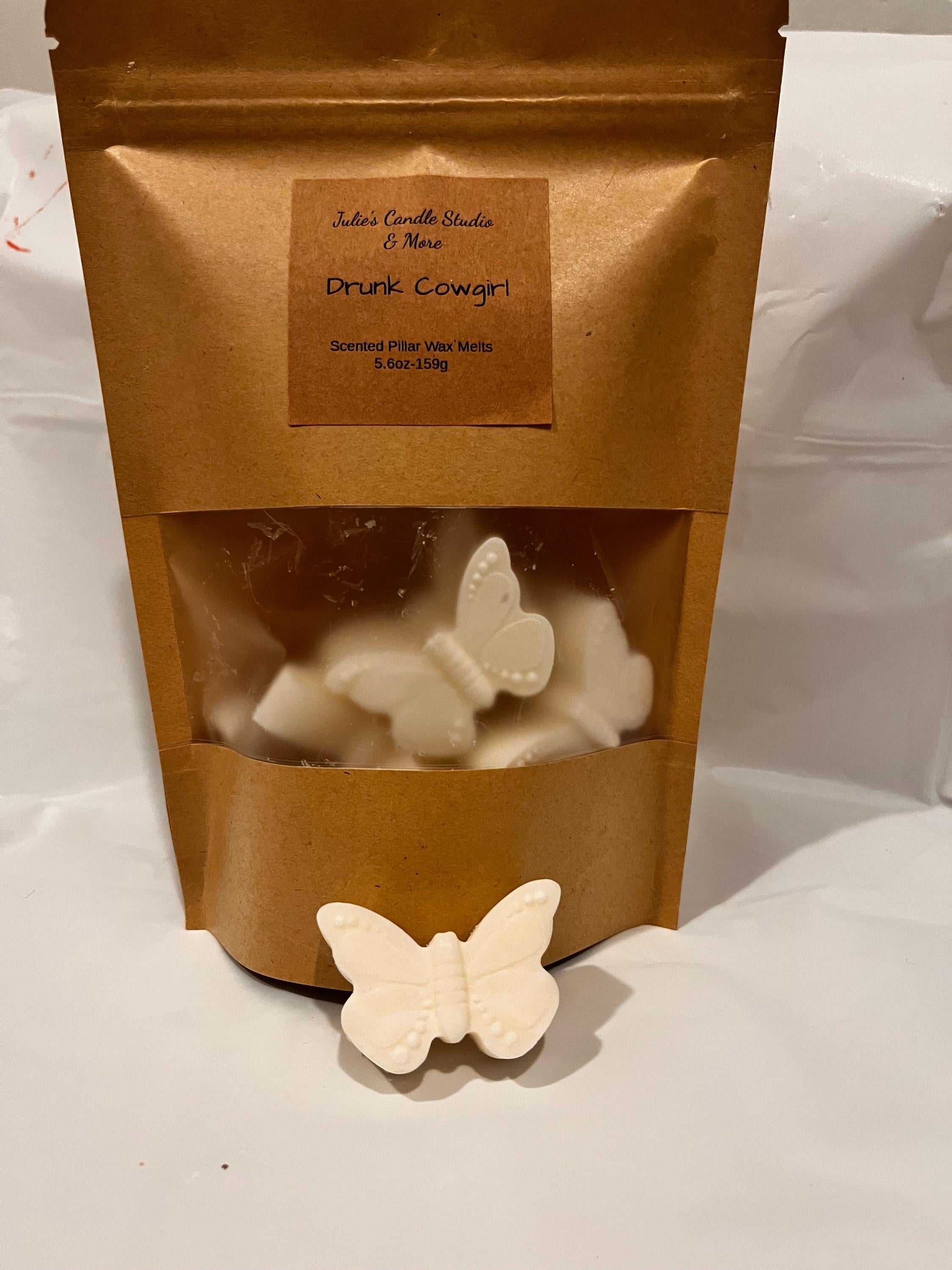 Drunk Cowgirl Scented Soy Wax Melts, Homemade Butterfly Melts