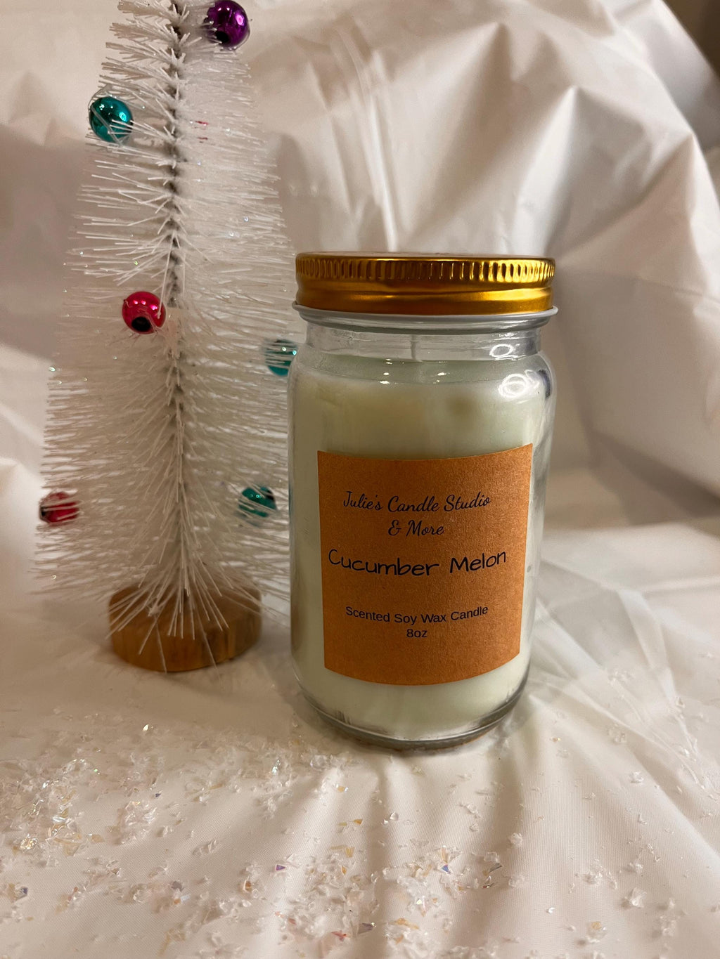 Cucumber Melon Soy Wax Candle,