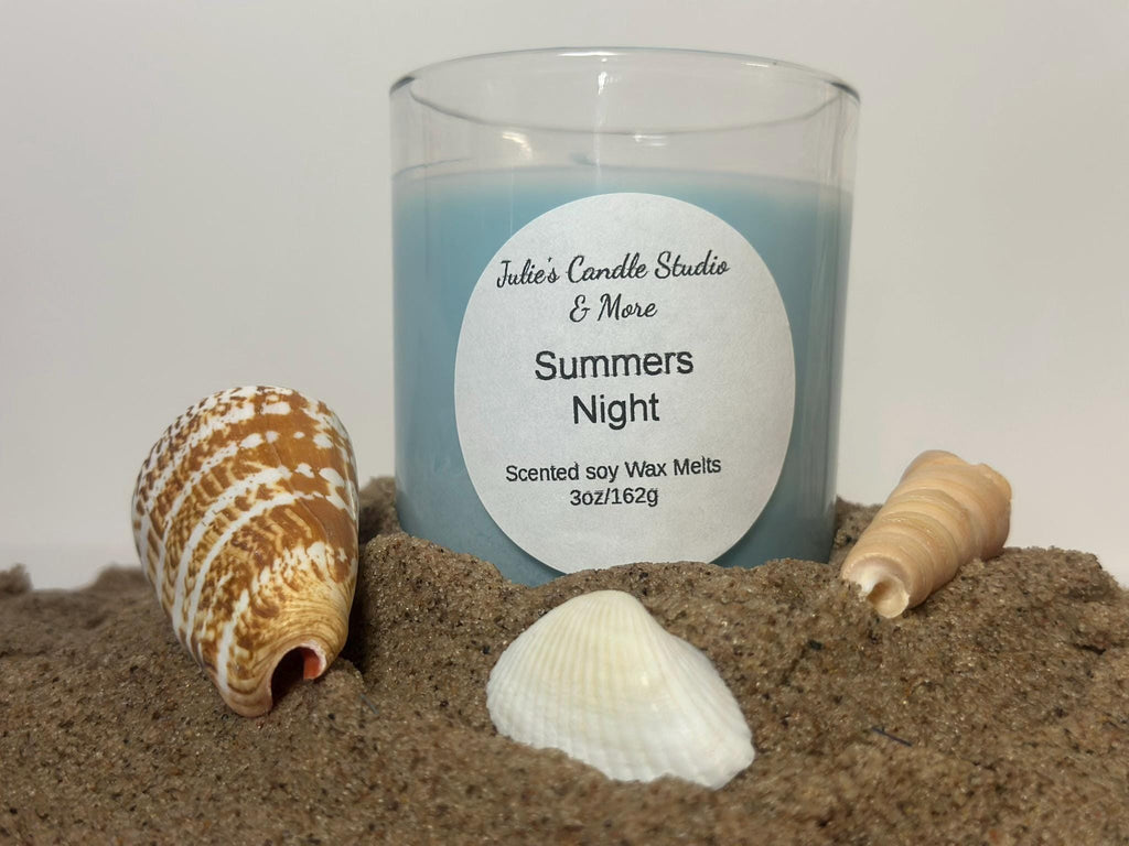 Summer night scented 4oa soy wax candle