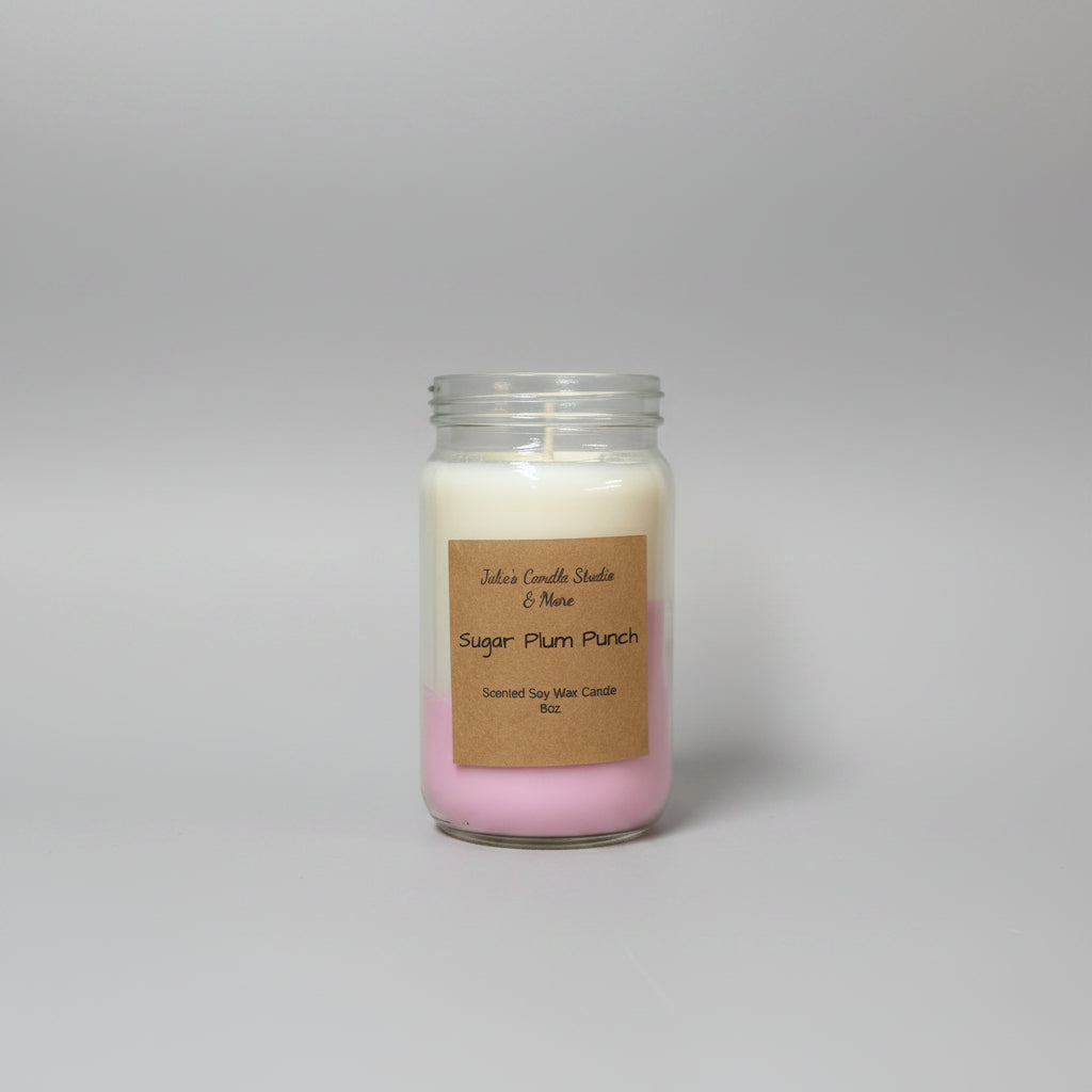 Sugar plum punch 8oz soy wax candle