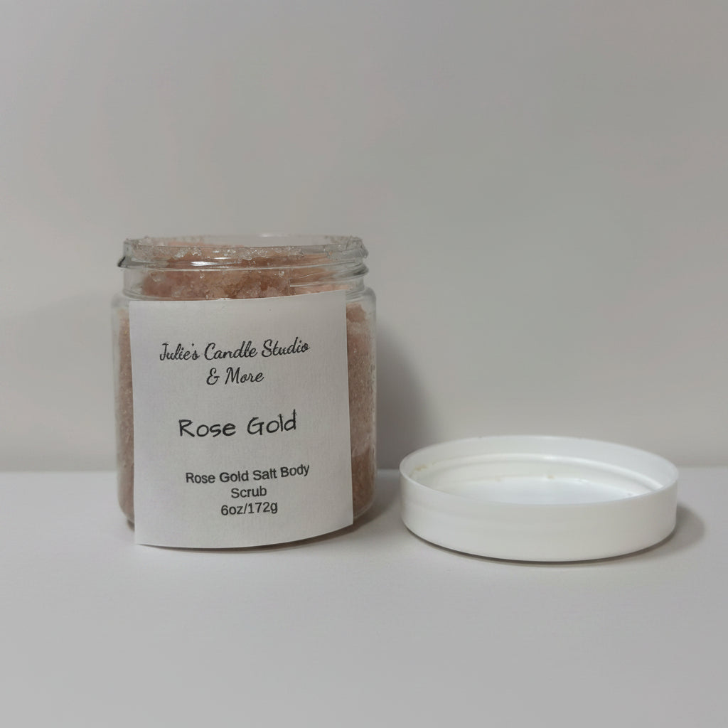 Rose gold Salt body scrub 3oz
