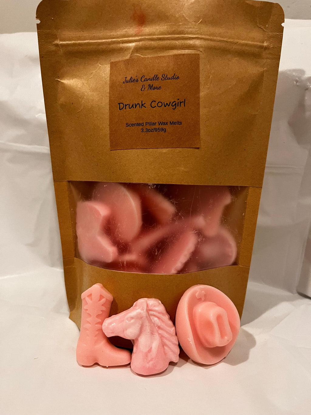 Drunk cowgirl 5 oz wax melts, gift giving, homemade, scented wax