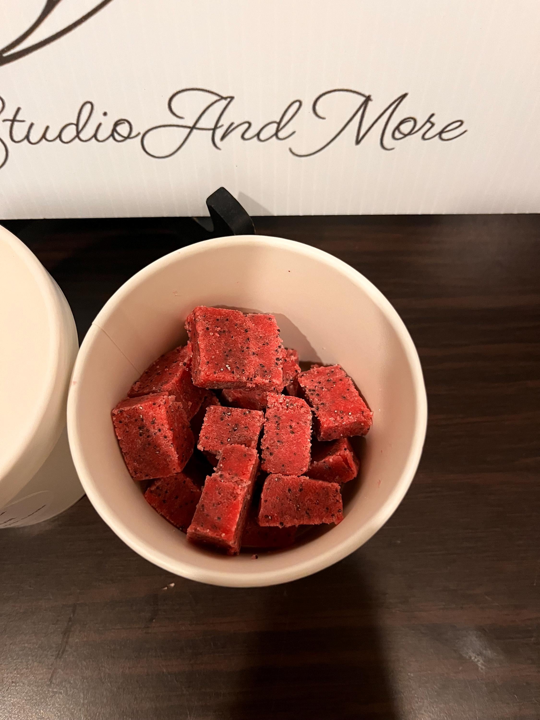 Dragon fruit facial scrub