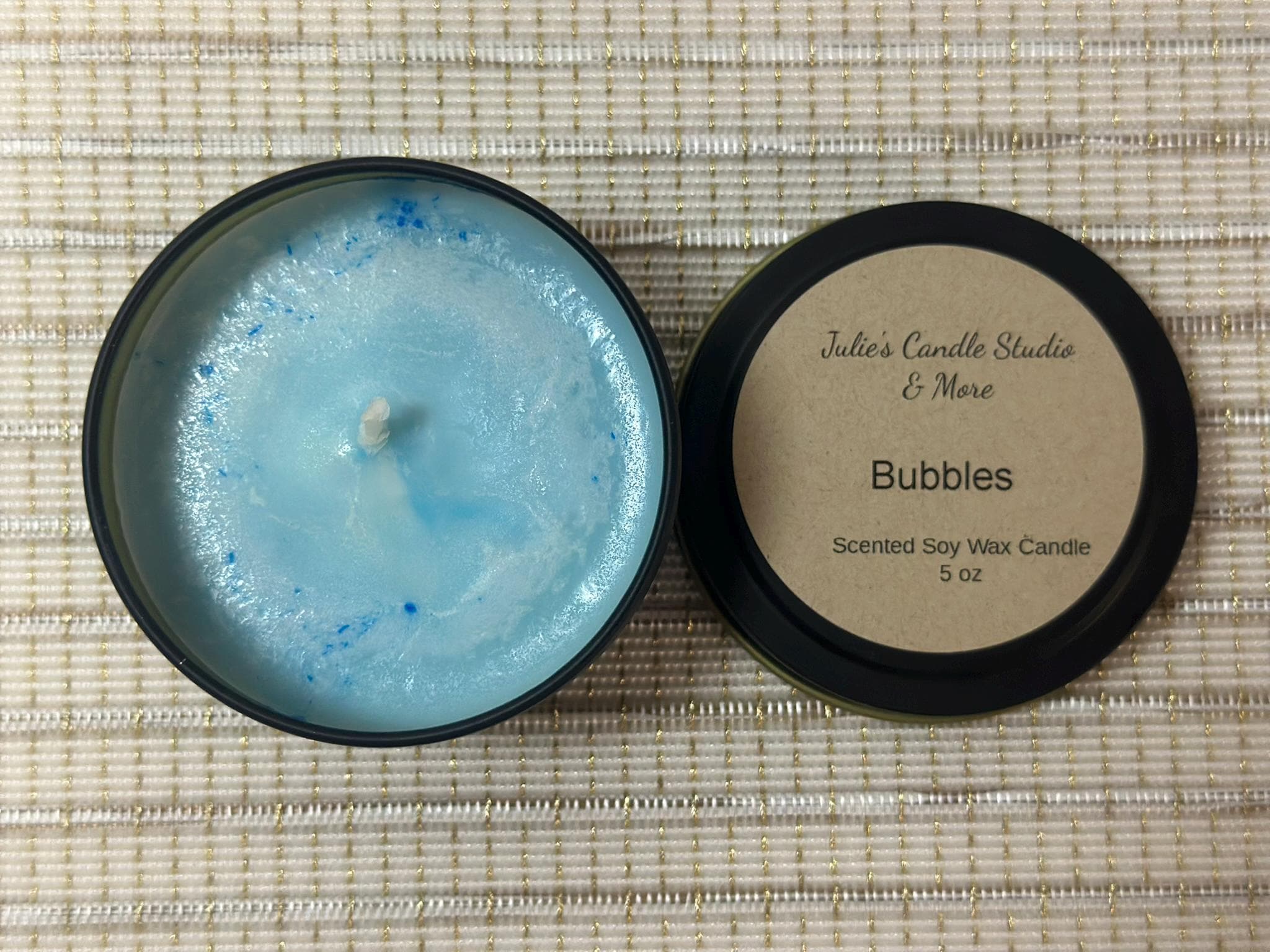 Bubbles Scented Soy Wax Candle, 5oz,