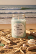 Blue Hawaiian scented 8oz soy wax candle,