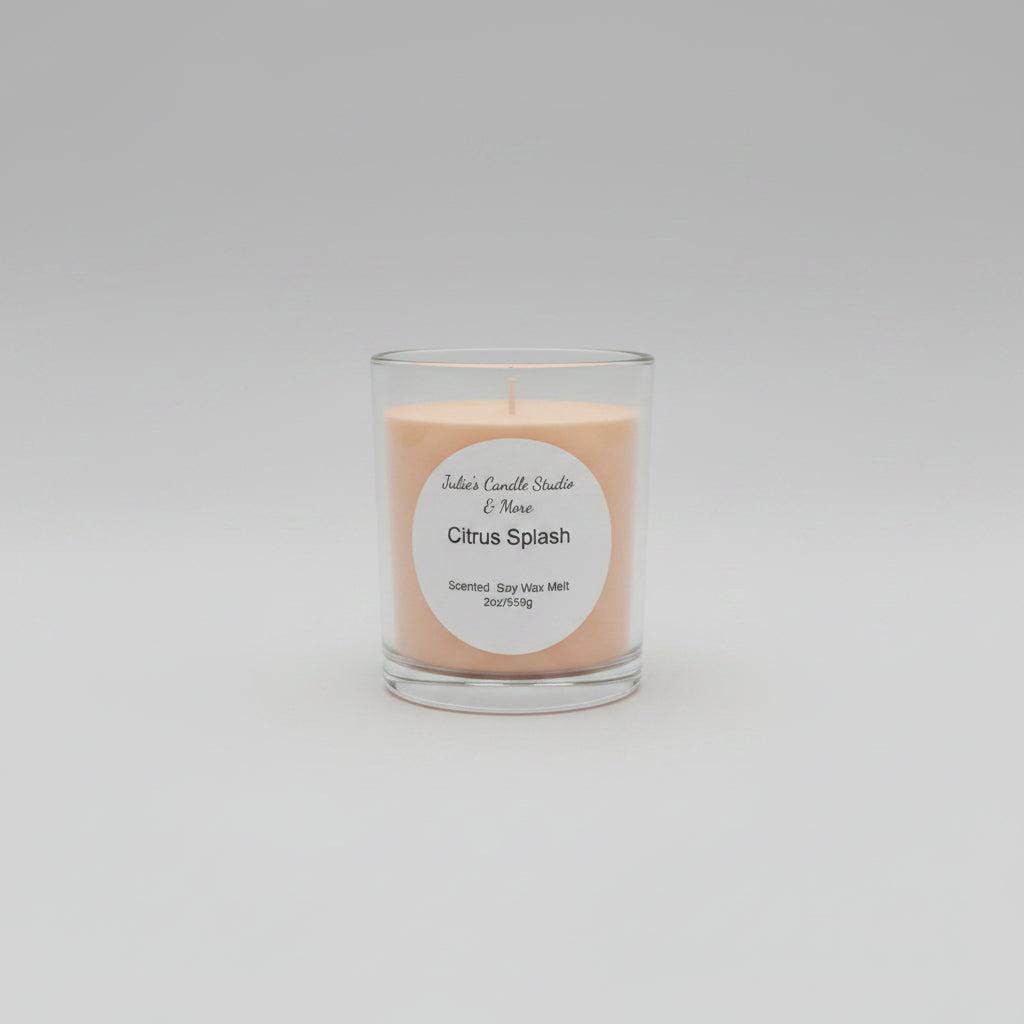 Citrus splash 8 oz soy wax candle,