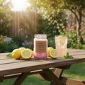 Pink watermelon lemonade Scented 8oz soy wax candle