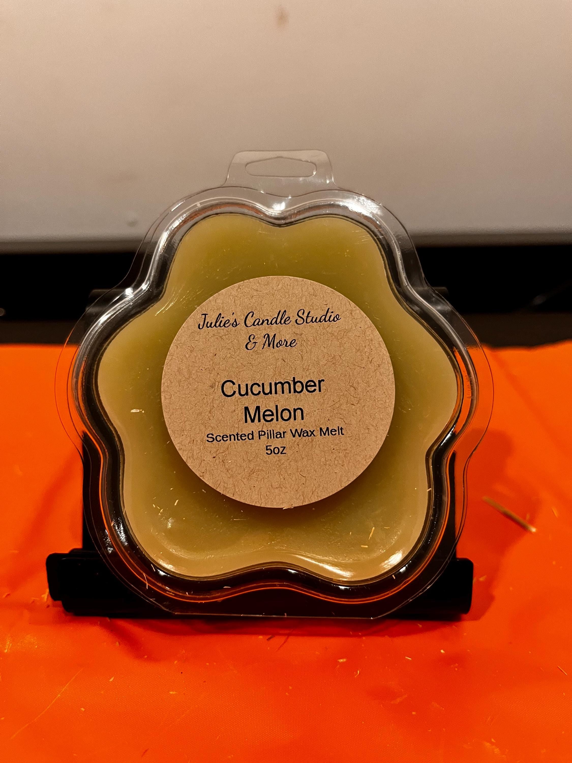 Cucumber melon scented wax melts, 5oz, Christmas gift, stocking stuffer
