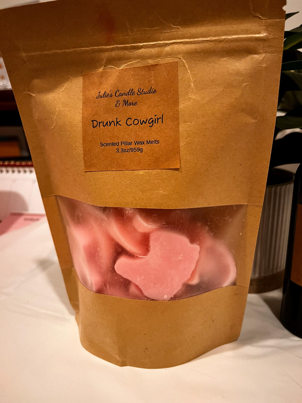 Drunk Cowgirl Scented Wax Melts, Homemade Soy Wax, 5oz