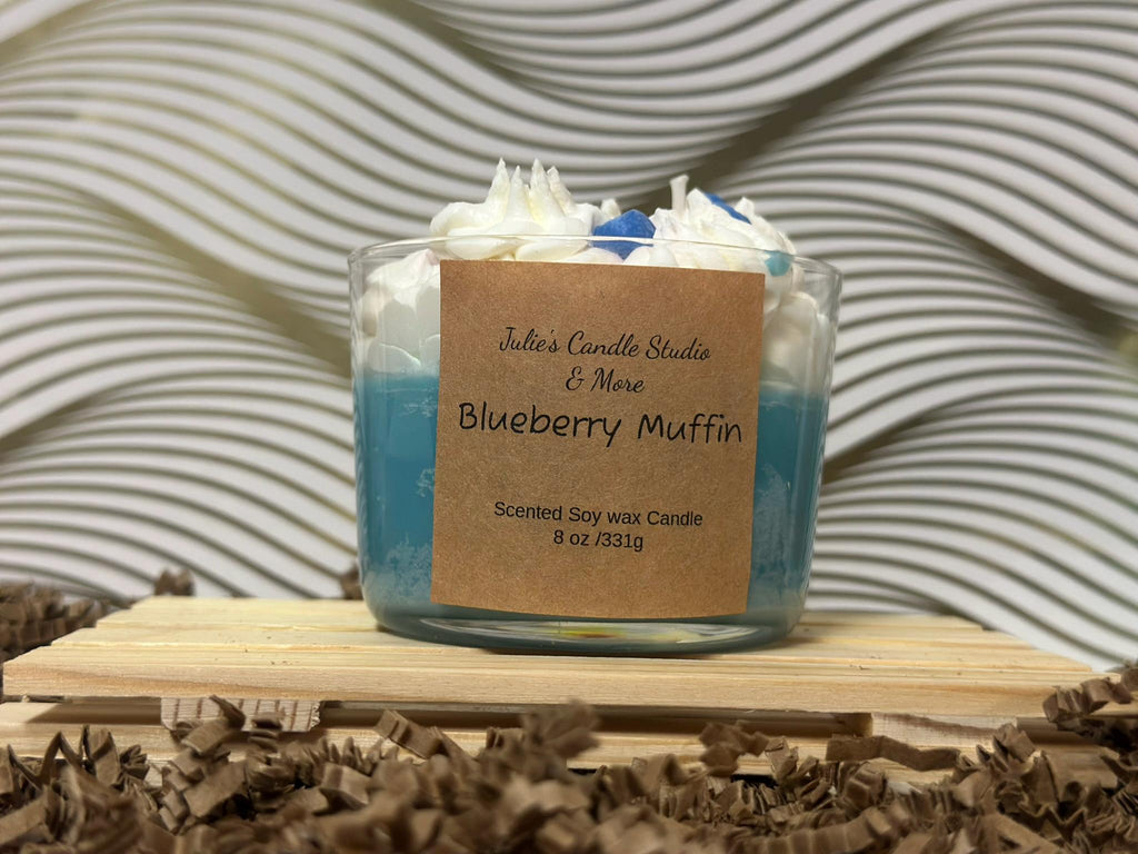 Blueberry Muffin Scented Soy Candle, 8oz