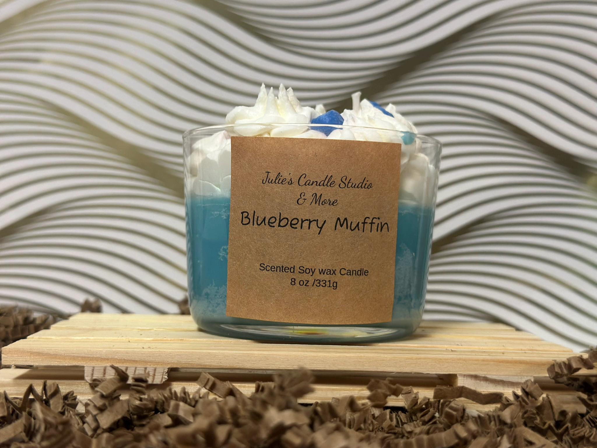 Blueberry Muffin Scented Soy Candle, 8oz