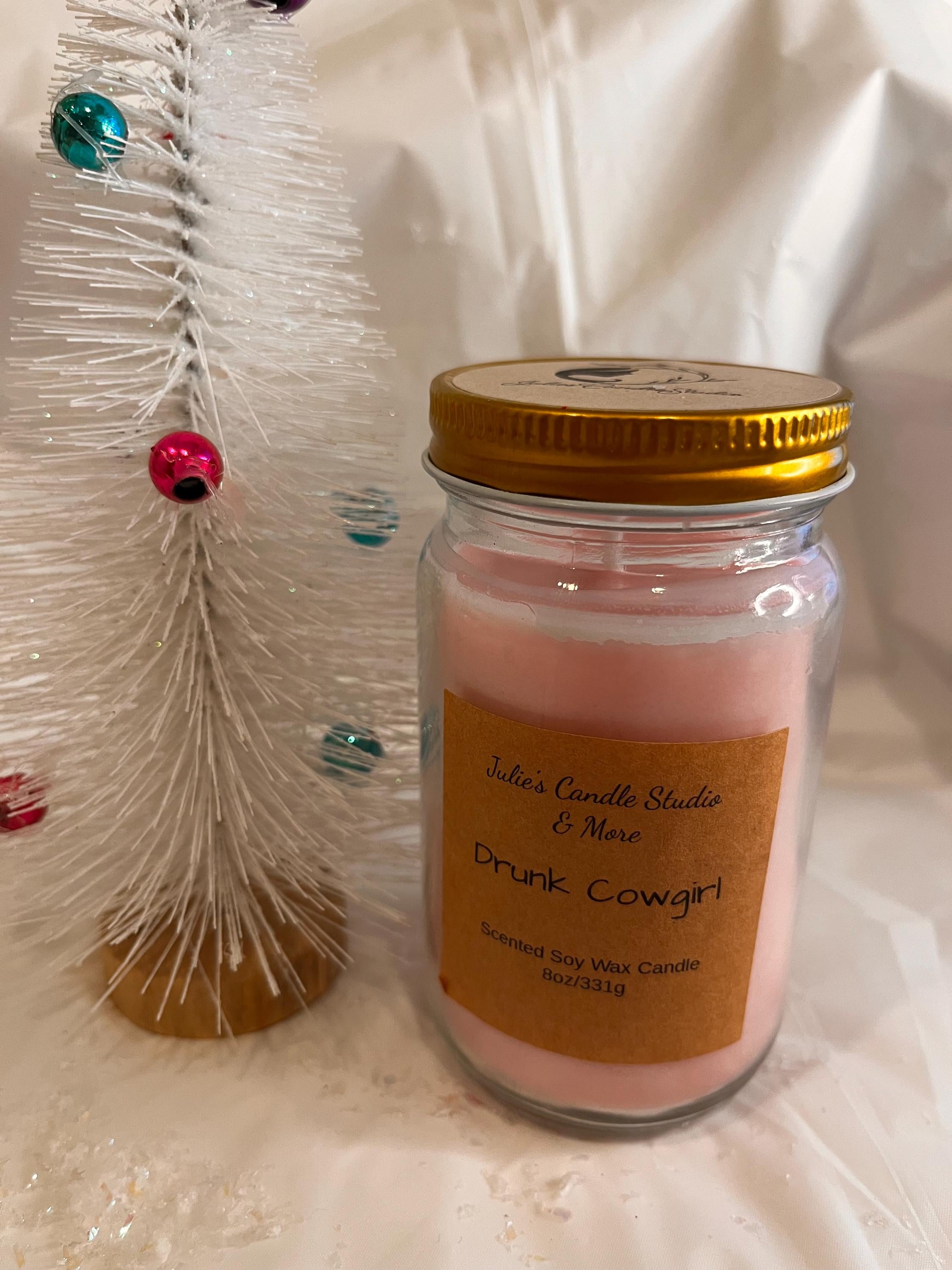 Drunk Cowgirl 8oz Soy Wax Candle,